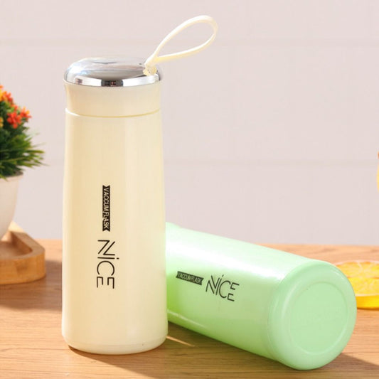 Portable Glass Cup 400ml Thermos Cup Leak-proof Fashion Water Cup Drinkware Thermos Kettle