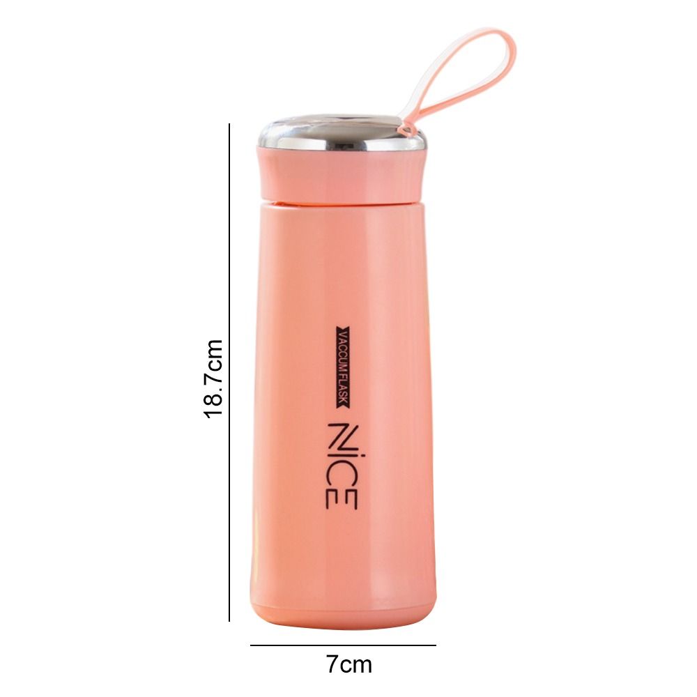 Portable Glass Cup 400ml Thermos Cup Leak-proof Fashion Water Cup Drinkware Thermos Kettle