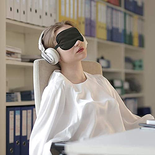 Buy 1 Get 1 Free Noise Reduction for Sleeping Cooling Gel Relaxing Eye Mask for Dark Circles, Dry Eyes, Cooling Eyes, Pain Relief, Redness, Eye Patches, Sleeping Cool Pad Suitable for All Family Members| Sleeping Eye Cover