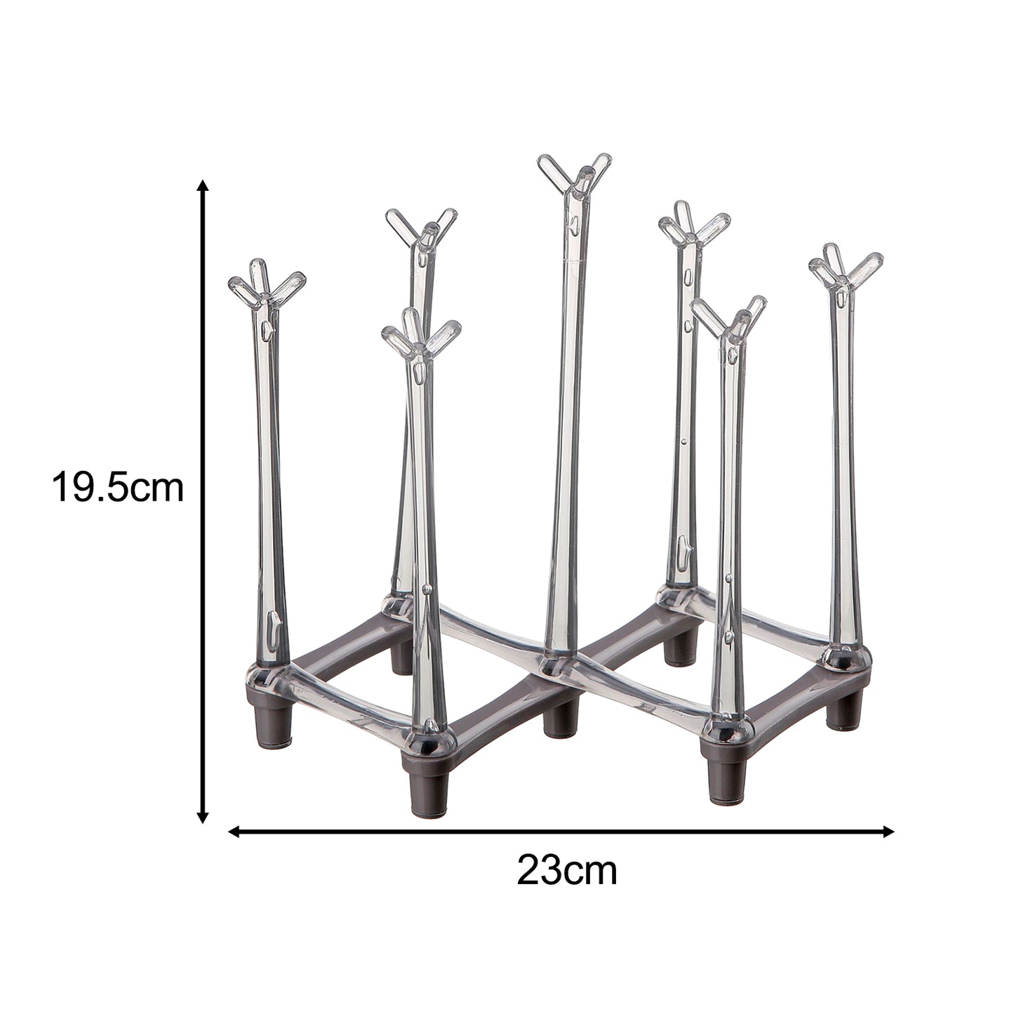 Water Bottle Drying Rack, Bottle Drainer Rack, Adjustable Spacing, Retractable Cup Drying Rack, Mug Cup Rack