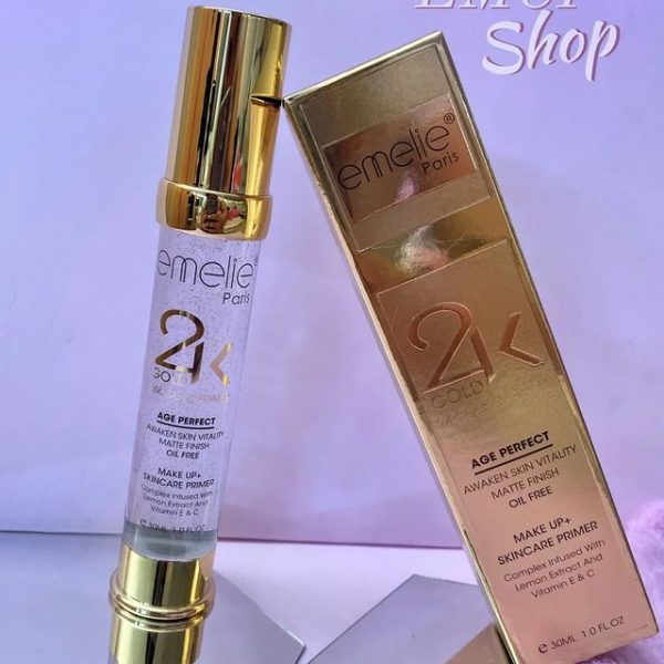 Emelie Paris 24k Gold Age Perfect Makeup+skincare Primer (30ml)