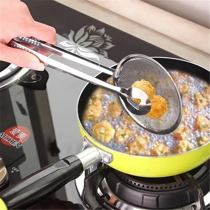 Food Strainer 1pc Kitchen Accessories French Fryer Spoon Drain Gadget Kitchen Accessories Household Tools 2024 New