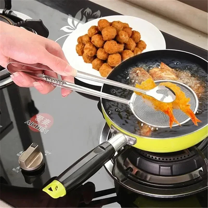 Food Strainer 1pc Kitchen Accessories French Fryer Spoon Drain Gadget Kitchen Accessories Household Tools 2024 New