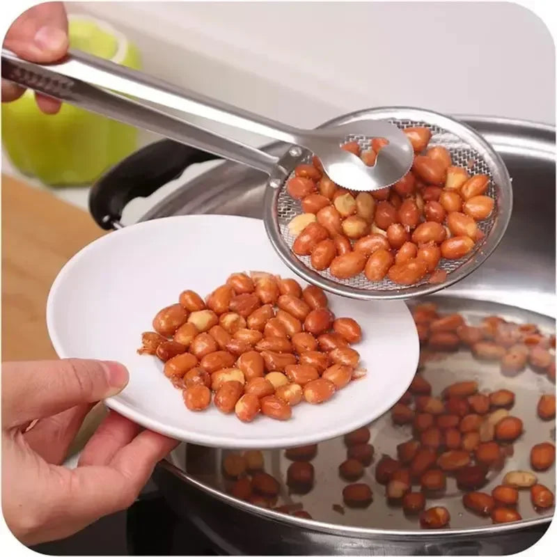 Food Strainer 1pc Kitchen Accessories French Fryer Spoon Drain Gadget Kitchen Accessories Household Tools 2024 New