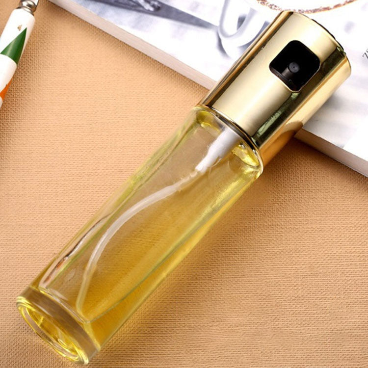 1pc 100ML Olive Oil Sprayerl, Stainless Steel Spray Bottle Spray, Kitchen Cooking Oil Spray, Glass Oil Can